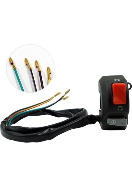 22MM 7/8 "motosiklet Durdurma Başlatma I Düğmesi Scooter Quad Için (Yurt Dışından) fırsatları