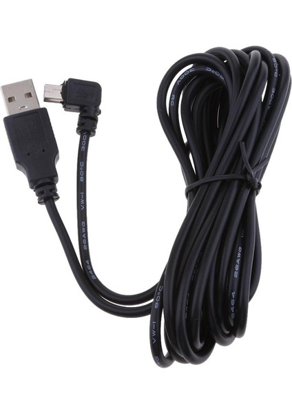 5V 2A USB Şarj 90 Derece Sağ Dvr Şarj Cihazı (Yurt Dışından)