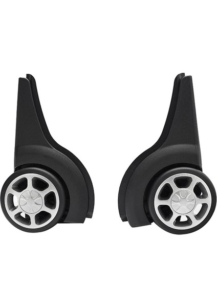 2 Adet Bagaj Yedek Tekerlekler 360 Döner Bavul Tekerlekleri Döner Tekerler (Yurt Dışından)