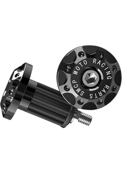 2pcs Motosiklet Sapı Çubuğu Uçlu Tutamaklar Fiş Kapakları Cnc Alüminyum Alaşım Siyah (Yurt Dışından) fiyatları