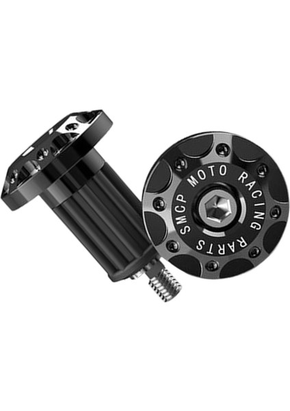 2pcs Motosiklet Sapı Çubuğu Uçlu Tutamaklar Fiş Kapakları Cnc Alüminyum Alaşım Siyah (Yurt Dışından) fırsatları