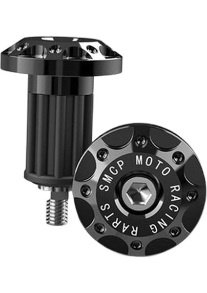 2pcs Motosiklet Sapı Çubuğu Uçlu Tutamaklar Fiş Kapakları Cnc Alüminyum Alaşım Siyah (Yurt Dışından) indirimleri