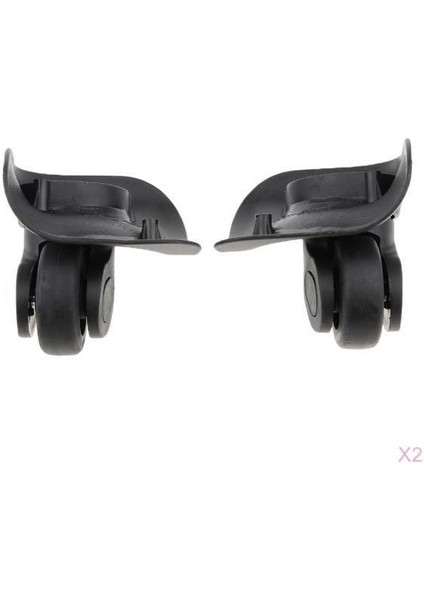 2 Çift Tekerleği Yedek Evrensel Tekerlekler Bü (Yurt Dışından)