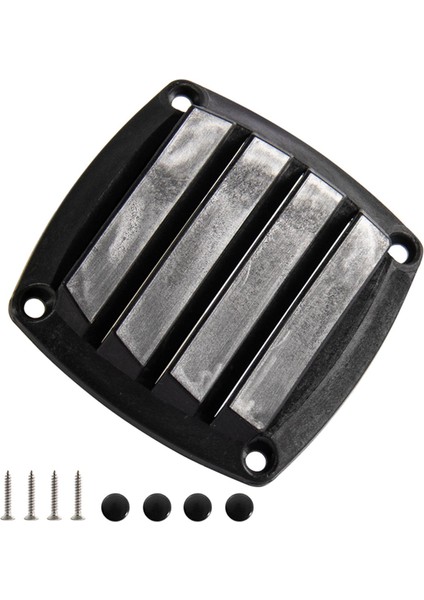 3 Inç Kare Deniz Botu Panjurlu Havalandırma Siyahı (Yurt Dışından) fiyatları