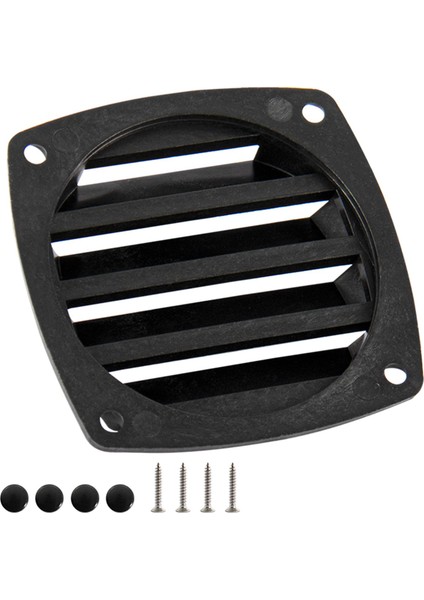 3 Inç Kare Deniz Botu Panjurlu Havalandırma Siyahı (Yurt Dışından) indirimleri
