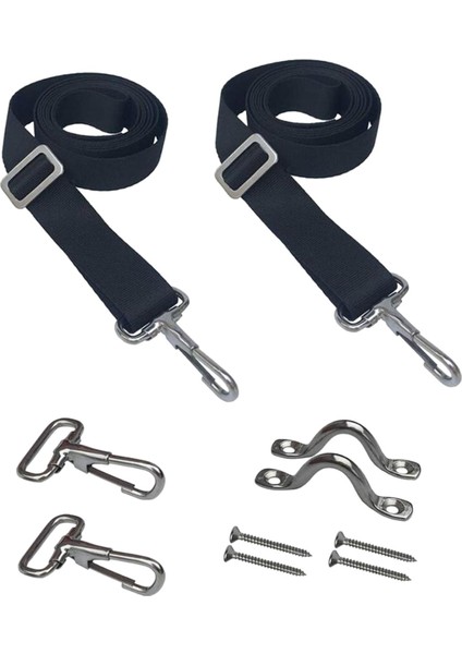2 Adet Ayarlanabilir Bimini Üst Askılar Döngü Yapış Kancalar Naylon Tekne Üst Askıları (Yurt Dışından) fırsatları