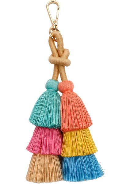 Mücevher Yapımı El Sanatları Çanta Için Sarma Püskül Anahtarlık Giyim Aksesuarları (Yurt Dışından)