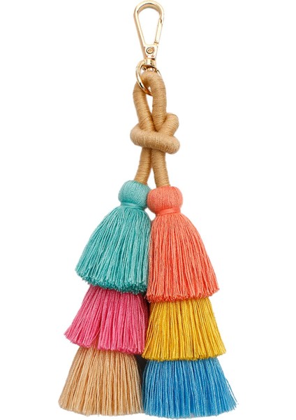 Mücevher Yapımı El Sanatları Çanta Için Sarma Püskül Anahtarlık Giyim Aksesuarları (Yurt Dışından) modelleri