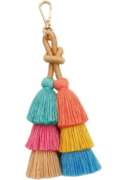 Mücevher Yapımı El Sanatları Çanta Için Sarma Püskül Anahtarlık Giyim Aksesuarları (Yurt Dışından) fırsatları