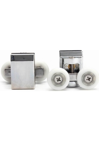 2 Çift Sürgülü Duş Kapı Muhafazaları Üst Silindirler Tekerlekler 23MM (Yurt Dışından) fırsatları