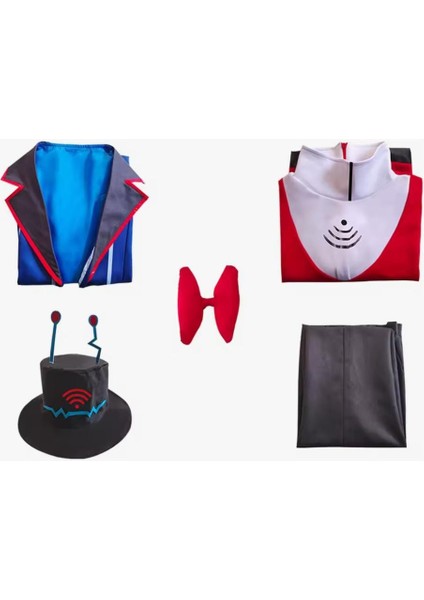 Vox Cosplay Hazbin Üniforma Kostüm , Anime Vox Cosplay Kostüm fiyatları