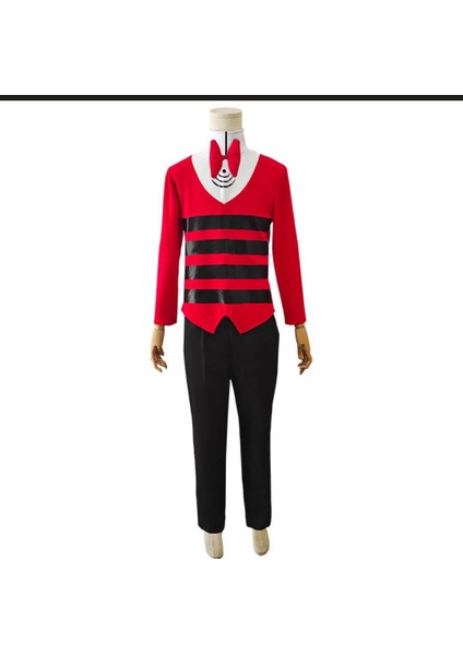 Vox Cosplay Hazbin Üniforma Kostüm , Anime Vox Cosplay Kostüm
