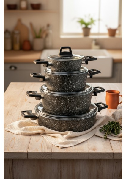 Anita 13 Parça Tencere Seti Gri fırsatları