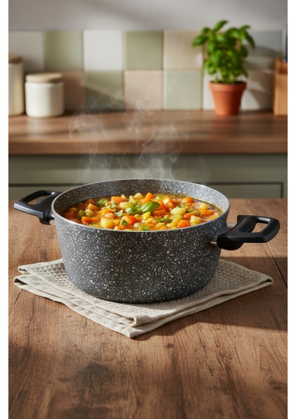 Vormi 7 Parça Granit Tencere Seti Gri fırsatları