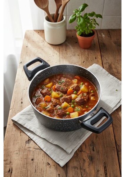 Vormi 7 Parça Granit Tencere Seti Gri indirimleri