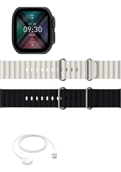 Uyku ve Sağlık Takibi Yapabilen Gps Uyumlu Plastik Kordonlu Akıllı Saat - M340K096-R63340 indirimleri