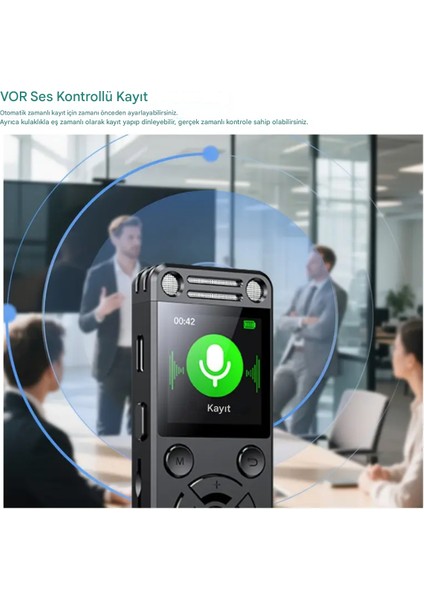 Hs-32 Metal Ses Kayıt Cihazı 96GB (32+64GB) – Çift Hoparlör, Kristal Mikrofon, 75 Saat Pil, Gürültü Azaltma, Type-C Şarj, Profesyonel Diktafon fırsatları