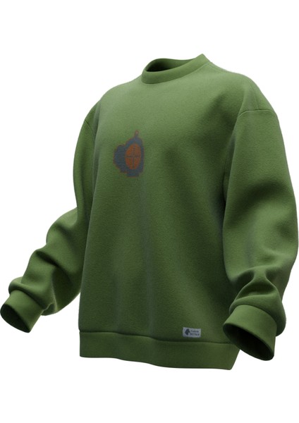 Güvende Kal Tasarımlı Rahat Kalıp Unisex Sweatshirt fiyatları