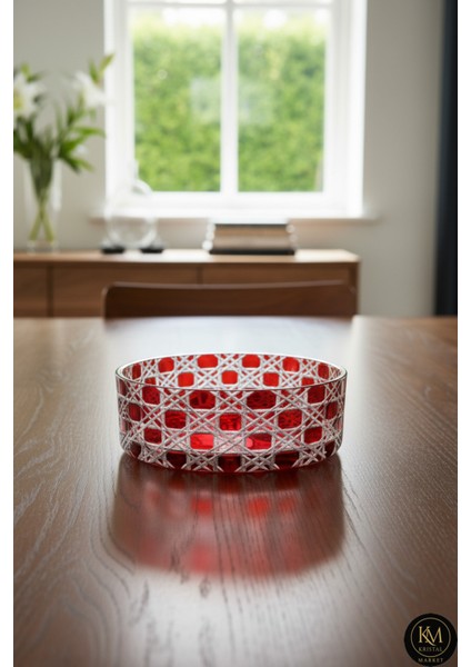 Kristal Dekor Petek Sofra Sunum Kasesi