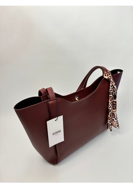 Elena Bordo Mat Fermuar Detaylı Kadın Omuz Çantası fiyatları