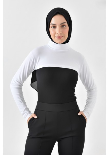 Kadın Tesettür Balıkçı Yakalı Boyunluklu Kolluk fırsatları