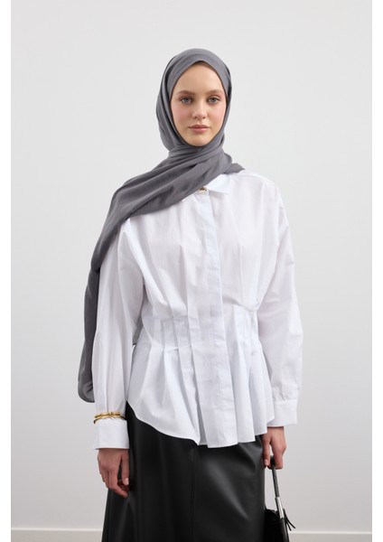 Organik Crash Şal Antrasit modelleri