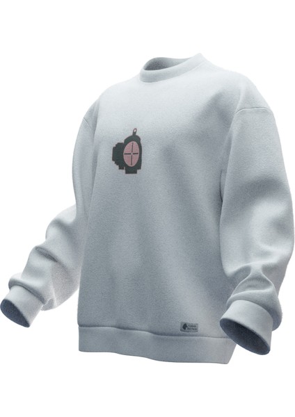 Güvende Kal Tasarımlı Rahat Kalıp Unisex Sweatshirt fiyatları