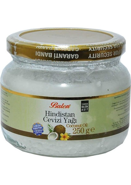 Hindistan Cevizi Yağı Soğuk Pres 250 gr Cam Şişe indirimleri