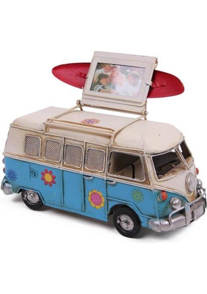 Dekoratif Metal Minibüs Çerçeveli ve Kumbaralı Hediyelik (1678) (800800) fiyatları