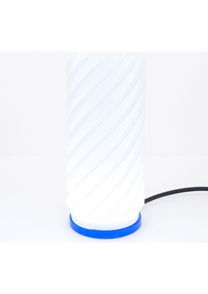 Spiral Tasarımlı LED Masa Lambası Işıklı Gece Lambası Dekoratif Ortam Aydınlatma Dekoratif Spiral Tasarımlı LED Gece Lambası – Ortam ve Ambiyans Masa Lambası USB fırsatları