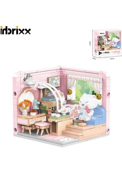 P885001 Panlos Kedi Odası 287 Parça Block Oyuncak