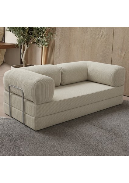 100X200 Kanepe: Yıkanabilir Fitilli Kadife Kumaş 50 Dns Bondex Sünger Koltuk Çok Amaçlı Aktivite Relax Koltuk