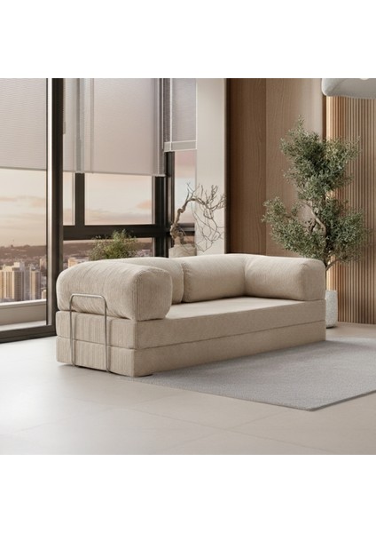 100X200 Kanepe: Yıkanabilir Fitilli Kadife Kumaş 50 Dns Bondex Sünger Koltuk Çok Amaçlı Aktivite Relax Koltuk fırsatları