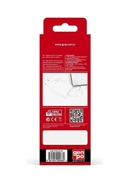 Gnp Genpa 2.1 Mah Type-C Kablo - Hızlı Şarj ve Data Kablosu fiyatları