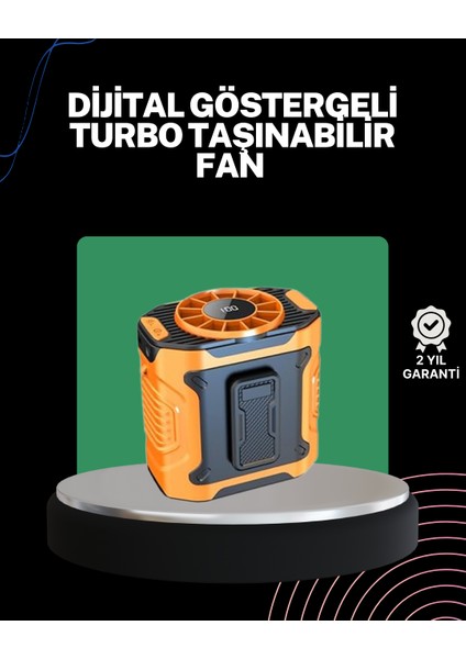 USB Şarjlı Kompakt El ve Boyun Fanı Çok Fonksiyonlu - M206R854-K55206