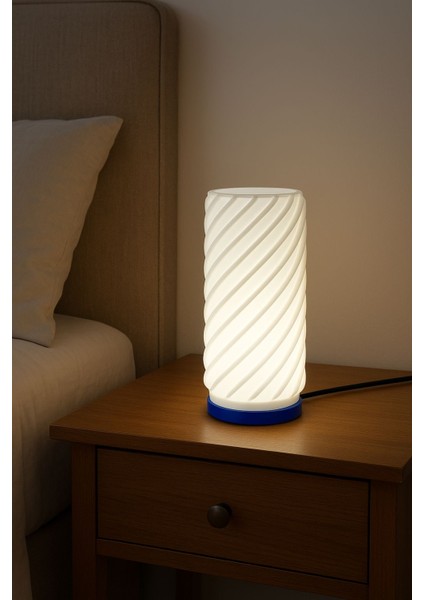 Spiral Tasarımlı LED Masa Lambası Işıklı Gece Lambası Dekoratif Ortam Aydınlatma Dekoratif Spiral Tasarımlı LED Gece Lambası – Ortam ve Ambiyans Masa Lambası USB fiyatları