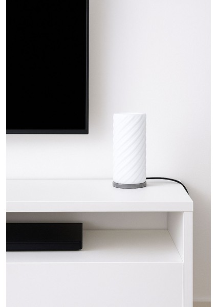 Spiral Tasarımlı LED Masa Lambası Işıklı Gece Lambası Dekoratif Ortam Aydınlatma Dekoratif Spiral Tasarımlı LED Gece Lambası – Ortam ve Ambiyans Masa Lambası USB