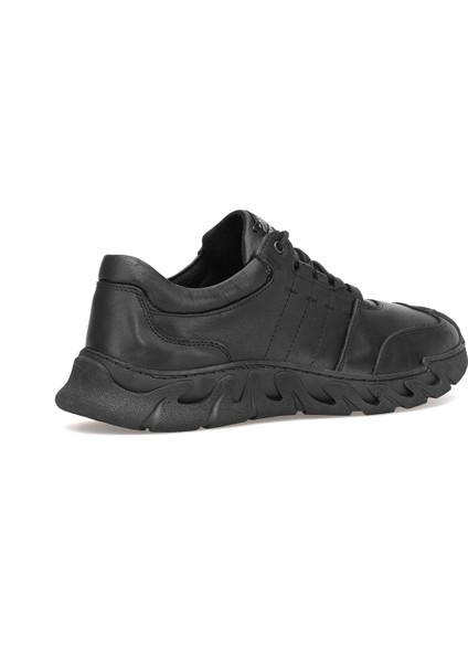 Elit MZV295C Erkek Hakiki Deri Casual Ayakkabı Siyah fırsatları