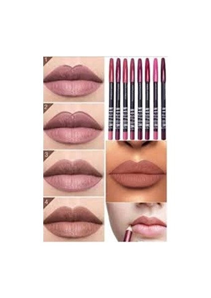 12’li Pastel Renk Dudak ve Kaş Kalemi Seti – Çok Amaçlı Profesyonel Makyaj Kalemleri fırsatları