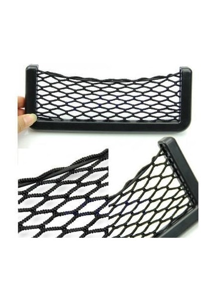 Telefon Tutucu Torpidoya Yapışan File 15*8 cm fırsatları