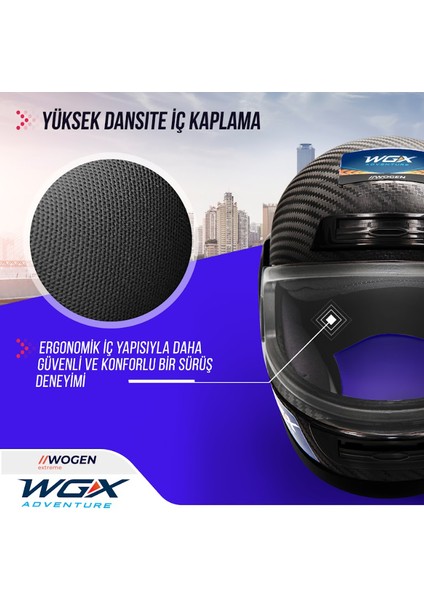 Fullface Kask Karbon Siyah (Xl) indirimleri