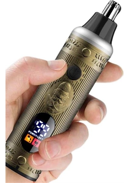 Tıraş Makinesi Pro 3 Başlıklı Dijital Göstergeli Saç Sakal Kulak ve Burun - M604R307-K99604 fırsatları