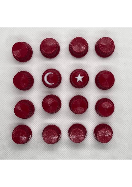 16’lı Knob Set Türk Bayrağı Detaylı Dj Midi Düğme Cap, Dj Kapak, Midi Düğme fiyatları