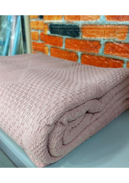 2 Adet Şaheser %100 Pamuk Çift Kişilik Pike 240X220 (Tek Pike)-Pudra fiyatları