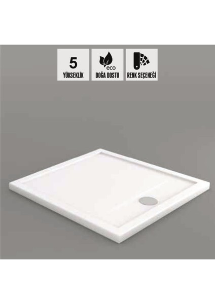 Slim Kare Duş Teknesi, Flat fiyatları