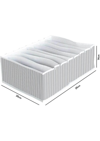 8 Bölmeli Xl Pratik Bölmeli Çekmece Düzenleyici Organizer(Iç Çamaşırı Kravat Çorap Düze modelleri