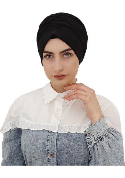 Arkadan Bağlamalı Hazır Bone Siyah fiyatları