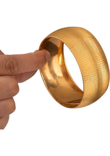 35 Gram (Gr) 40MM Manolya Model Mega Bilezik 22 Ayar Yatırımlık Işçiliksiz modelleri