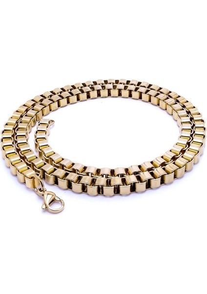 Kare Arnavut Çelik Kolye 6mm 959CEK032