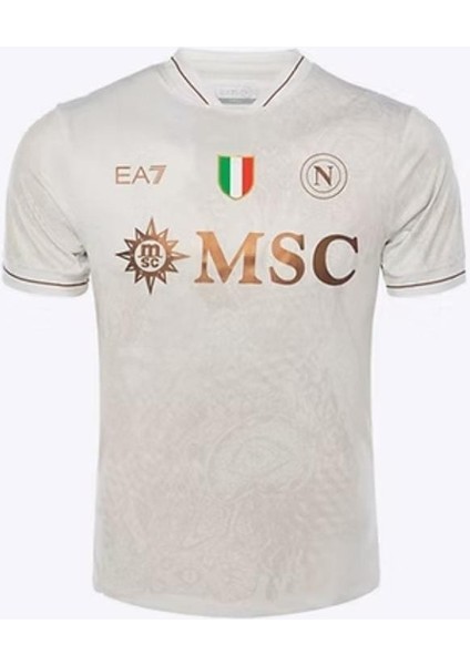 Napoli 2025/26 Yeni Sezon Isimsiz Deplasman Forması (Whitegold) fırsatları